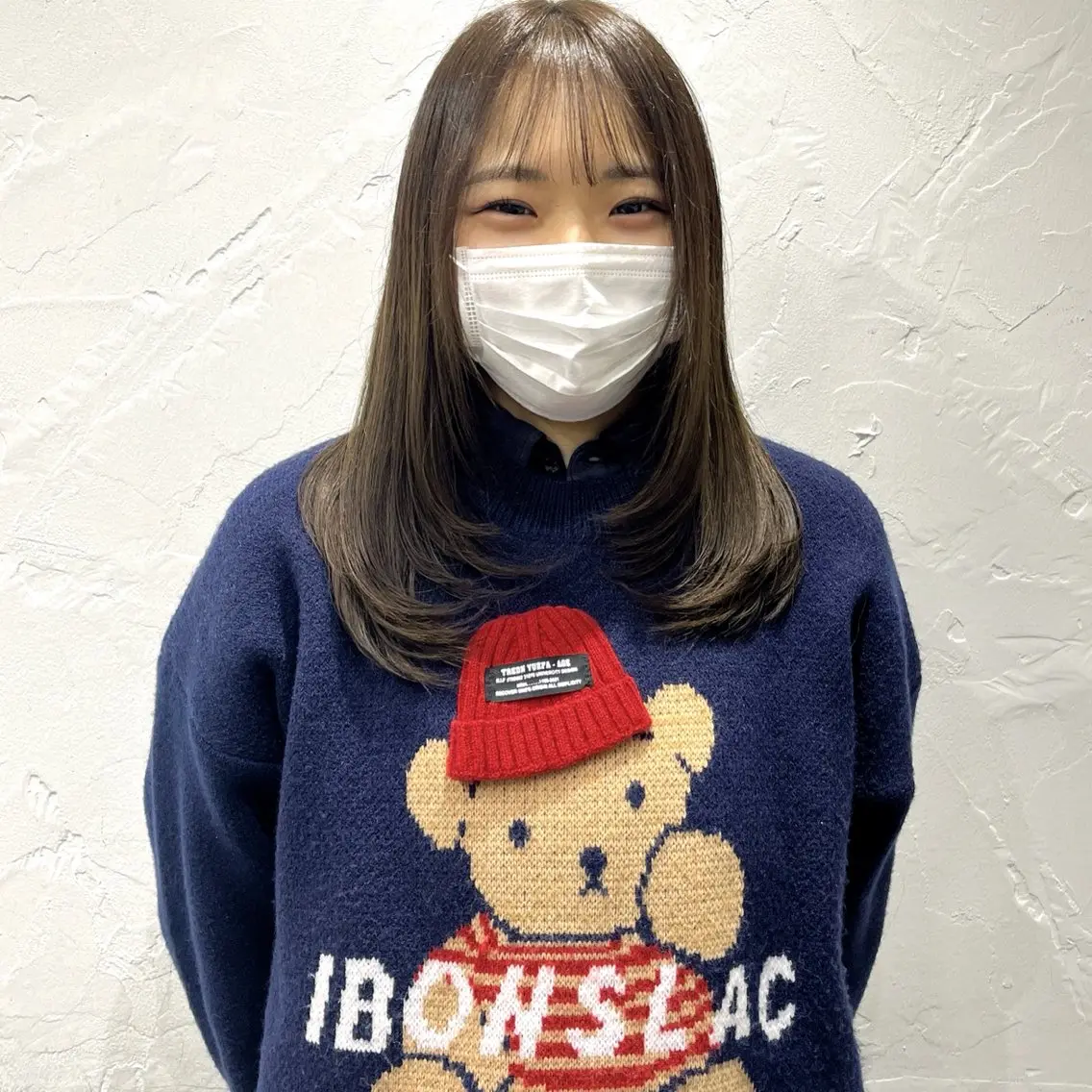 ミディアム 無料カットモデル ユナのヘアスタイル