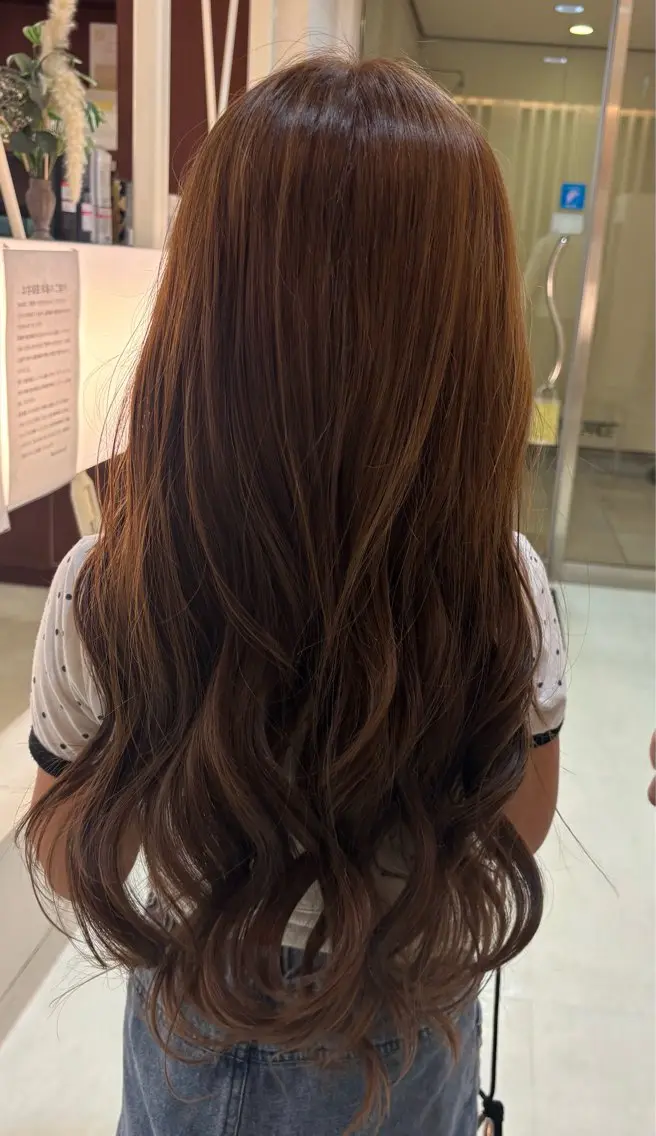 ロング ロングレイヤー レイヤーカット ロング 平 秀斗のヘアスタイル