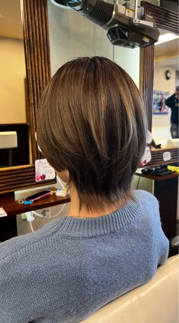 ショート カット トリートメント 西形 梨瑚のヘアスタイル