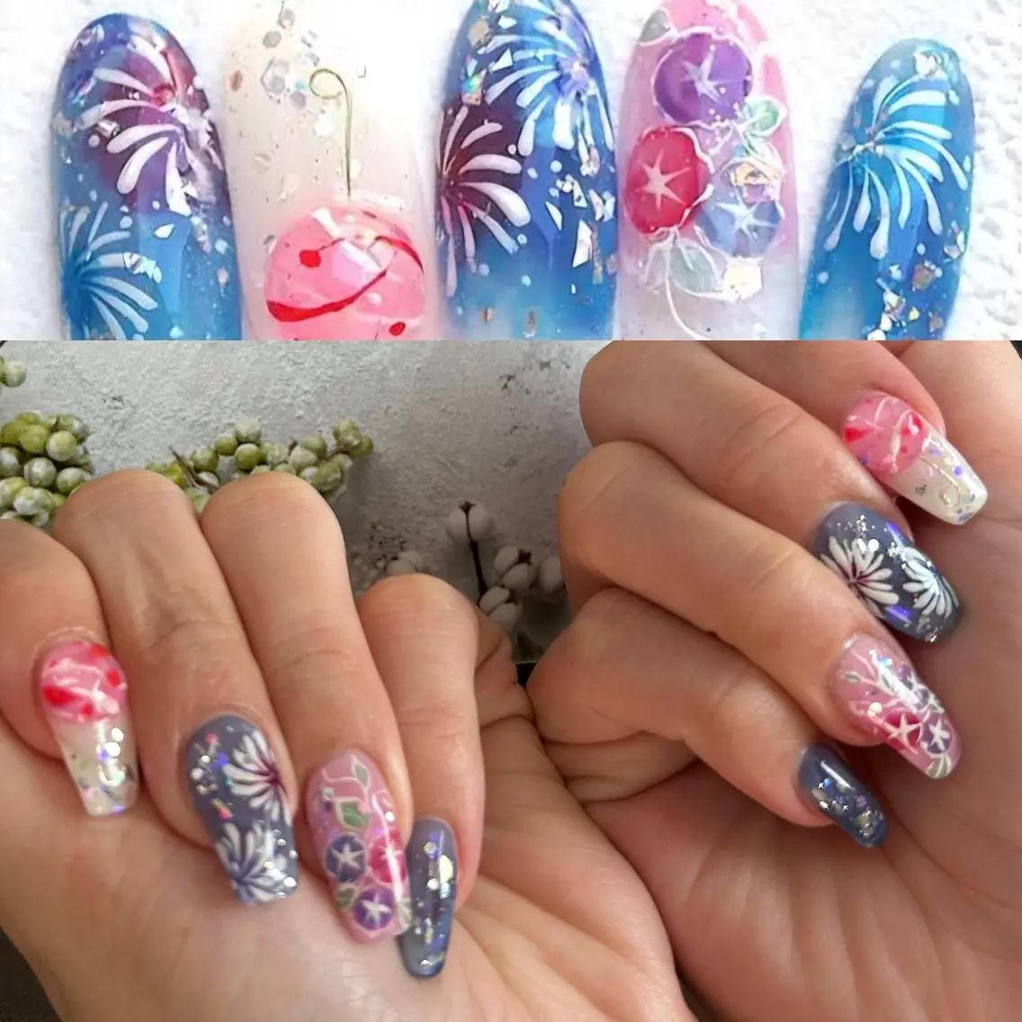 ネイル 持ち込み 🦋izmon nailstudioのネイルデザイン