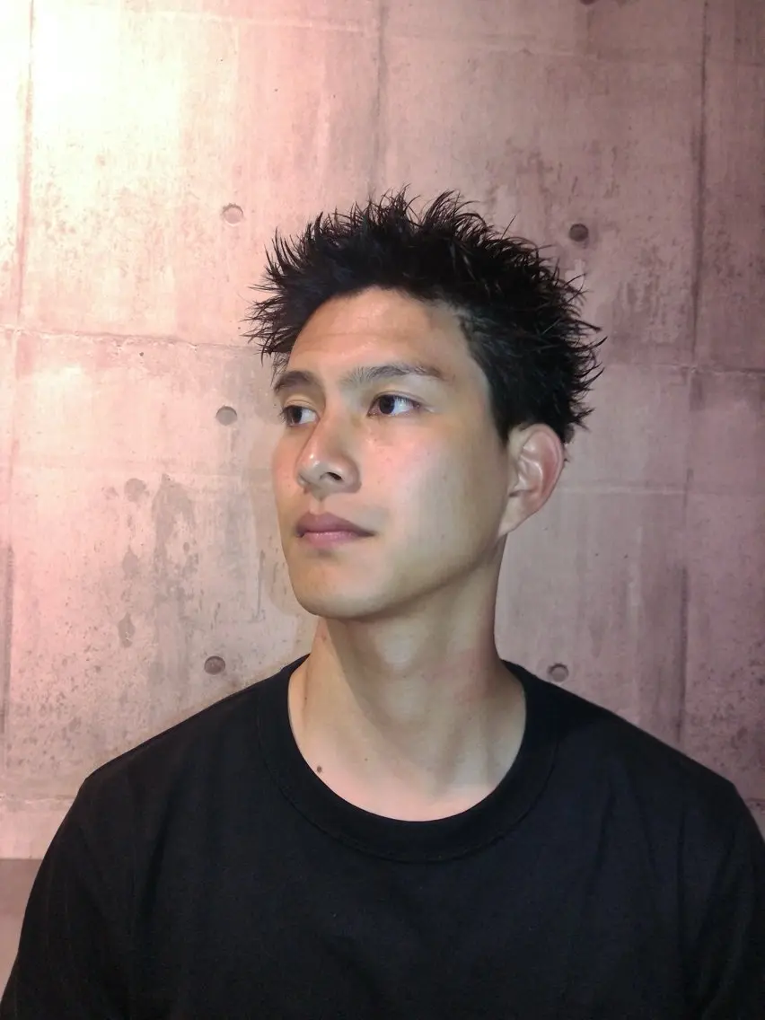 メンズ カット 窪田 力也のヘアスタイル