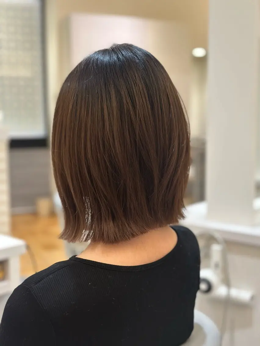 ミディアム ボブ キタド アミのヘアスタイル