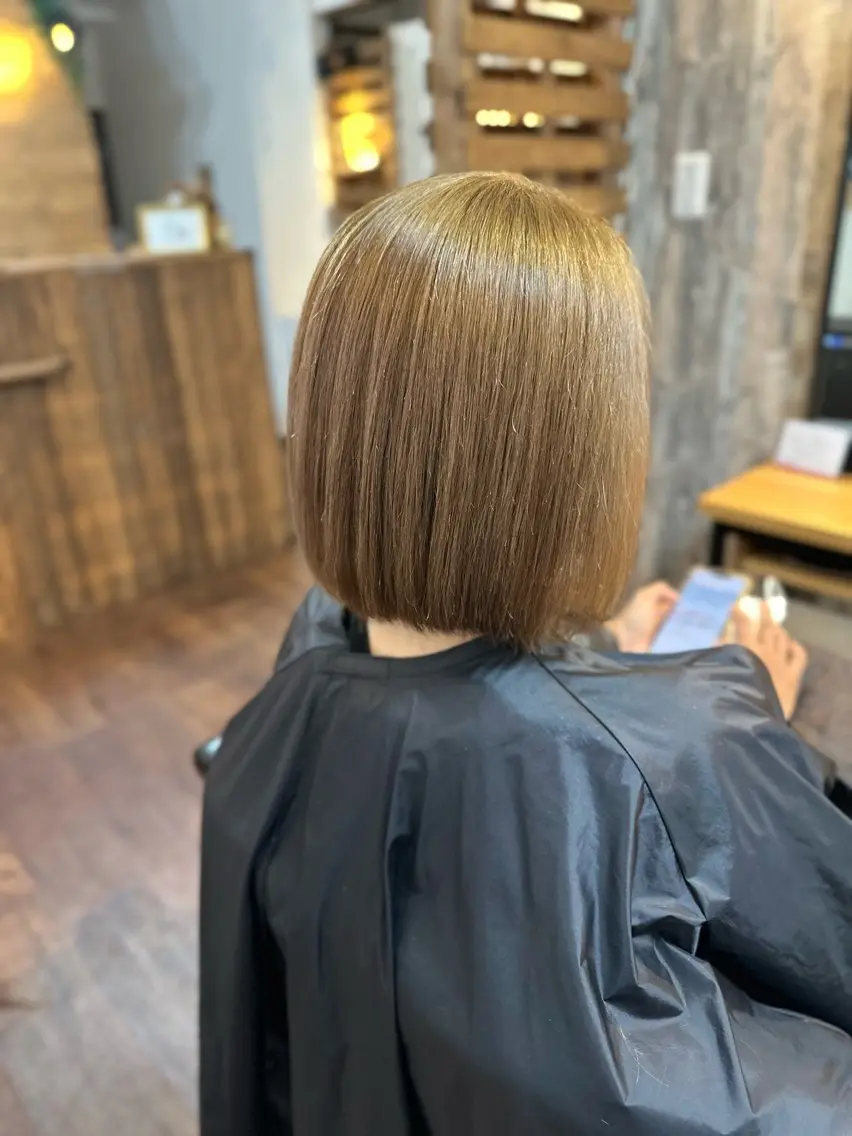 ショート パーマ 縮毛矯正 Luzir⭐︎ GEN⭐︎のヘアスタイル