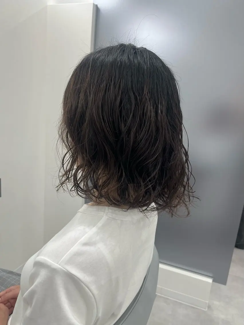 セミロング セミロングパーマ XIA AIMIのヘアスタイル