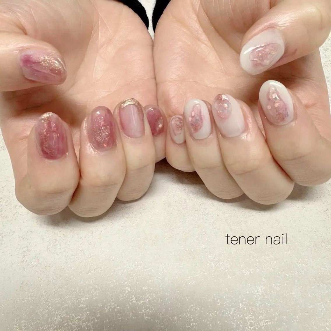 ネイル ニュアンスネイル ハンドネイル テネルネイル tener nailのネイルデザイン