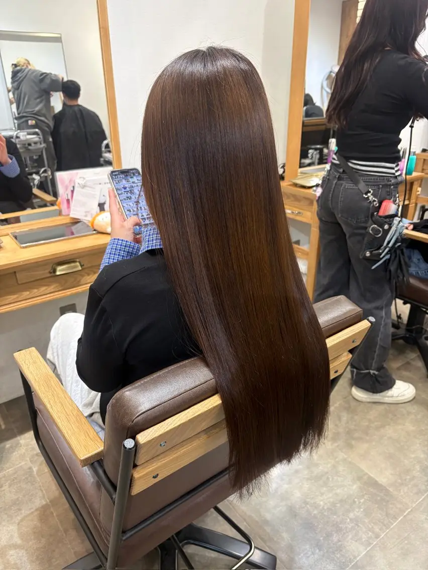 ロング カット トリートメント M eiのヘアスタイル