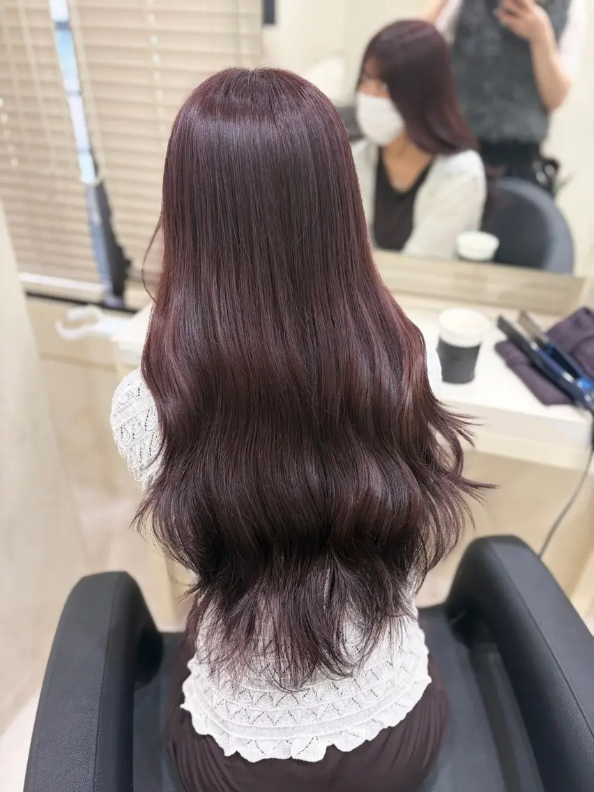 カラー ヘアカラー トリートメント ベージュ・ラベンダー カラー🎀りりのヘアスタイル