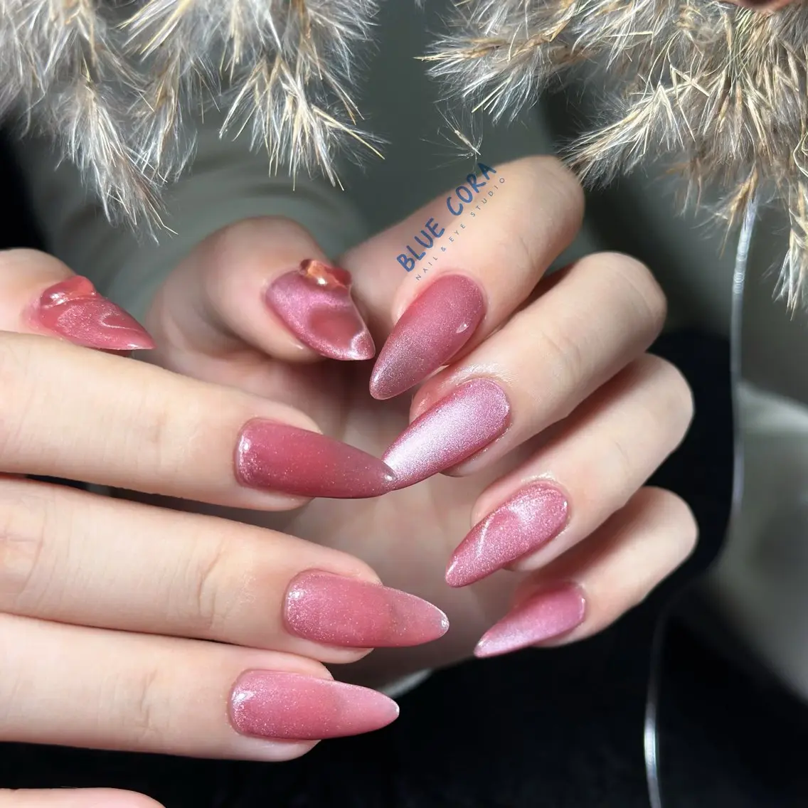 お🉐❣️チップ長さ出し🧲マグネットワンカラー✨ケア込みの写真