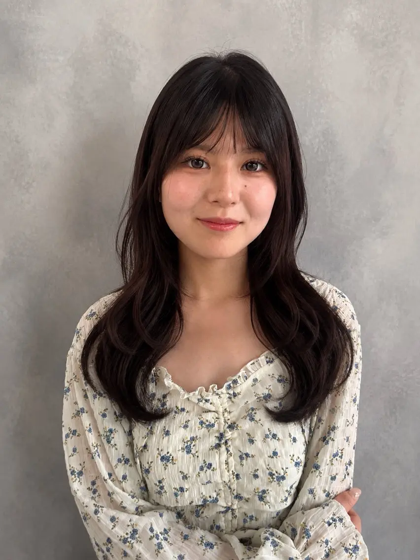 セミロング カラー カット ヘアカラー Grow by NYNY 坂本 理輝のヘアスタイル