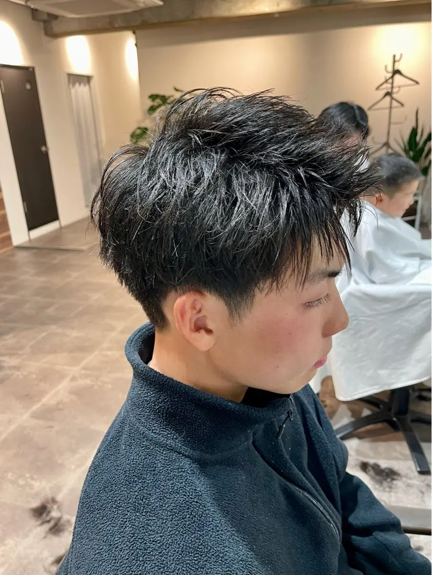 ショート メンズ カット 田中 識啓のヘアスタイル