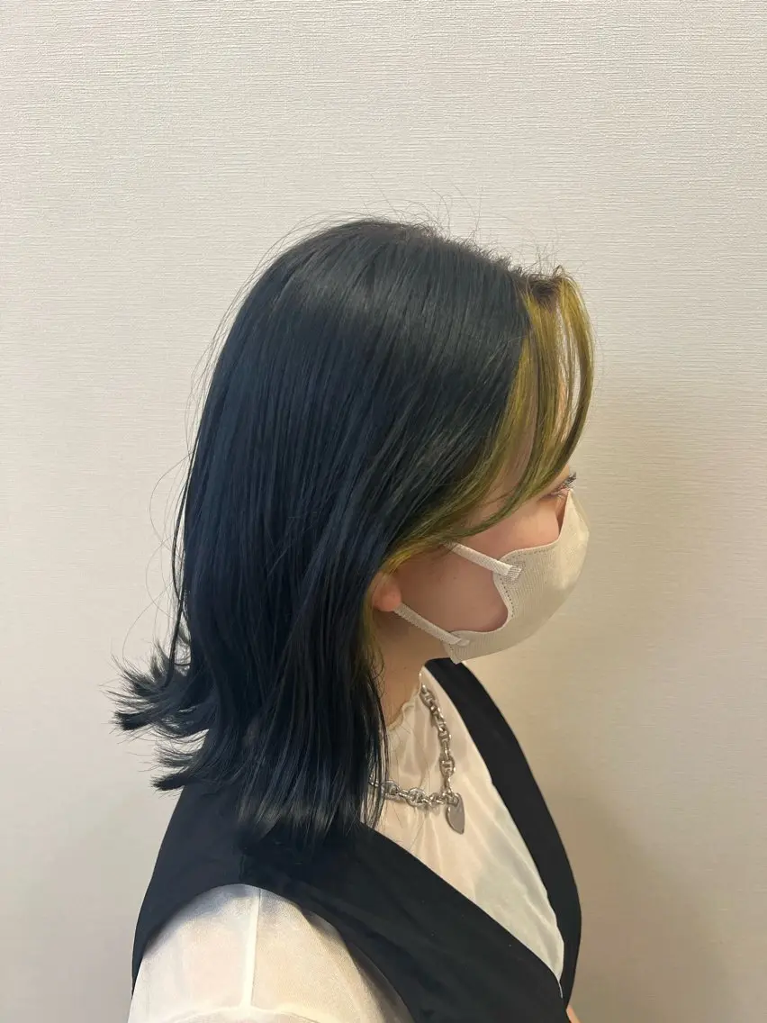 ミディアム カラー 滝沢 智希のヘアスタイル