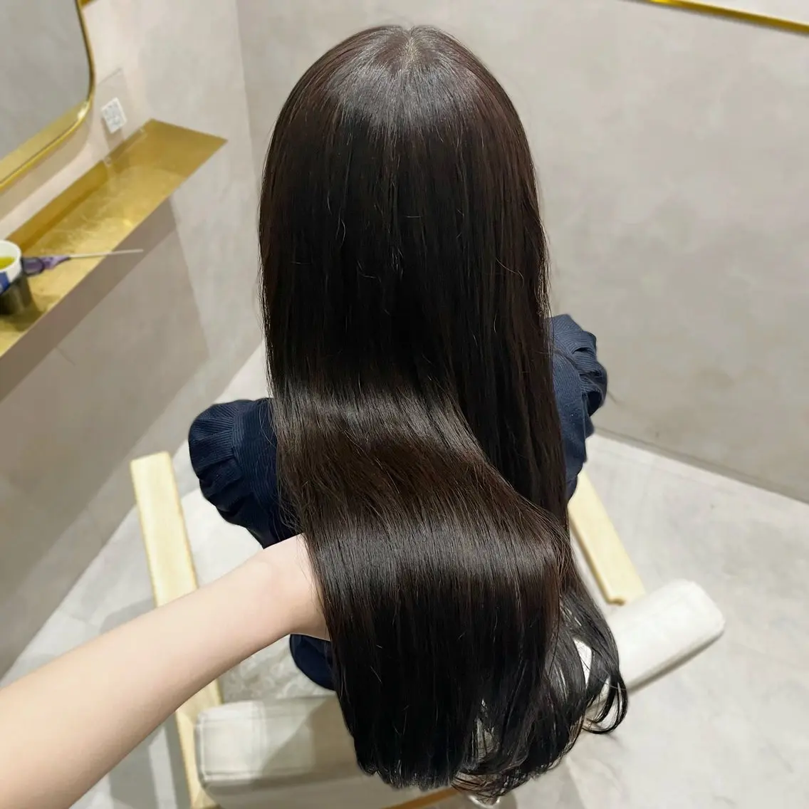 🍒minimo限定🍒カット+ケアカラー(白髪染め可)+超音波3stepTR+マイクロバブル(MB)の写真