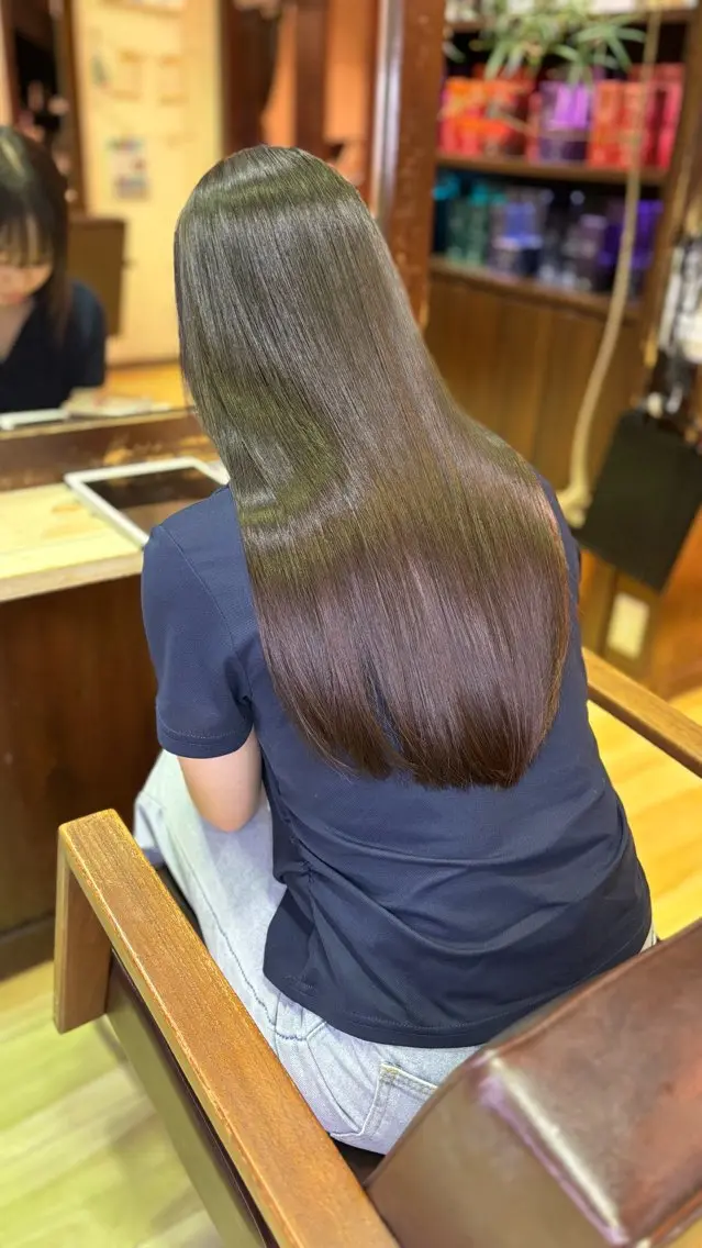 岡大前ハッシュカット ×髪質改善/松島大己のヘアスタイル