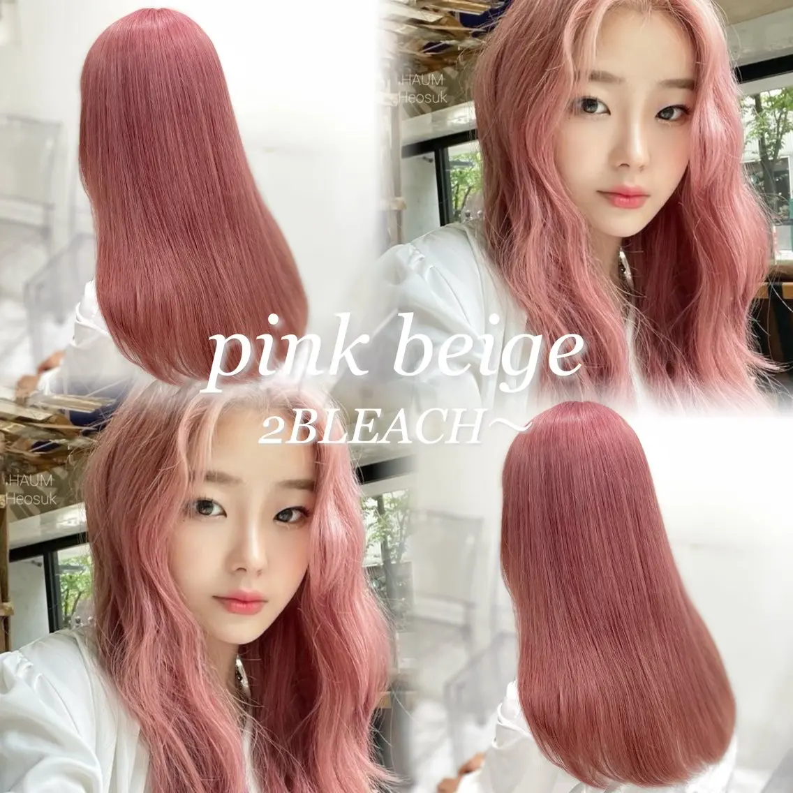 ロング カラー ヘアカラー トリートメント ヘアセット 色落ち綺麗🩰ハイ トーン🎀RINKAのヘアスタイル