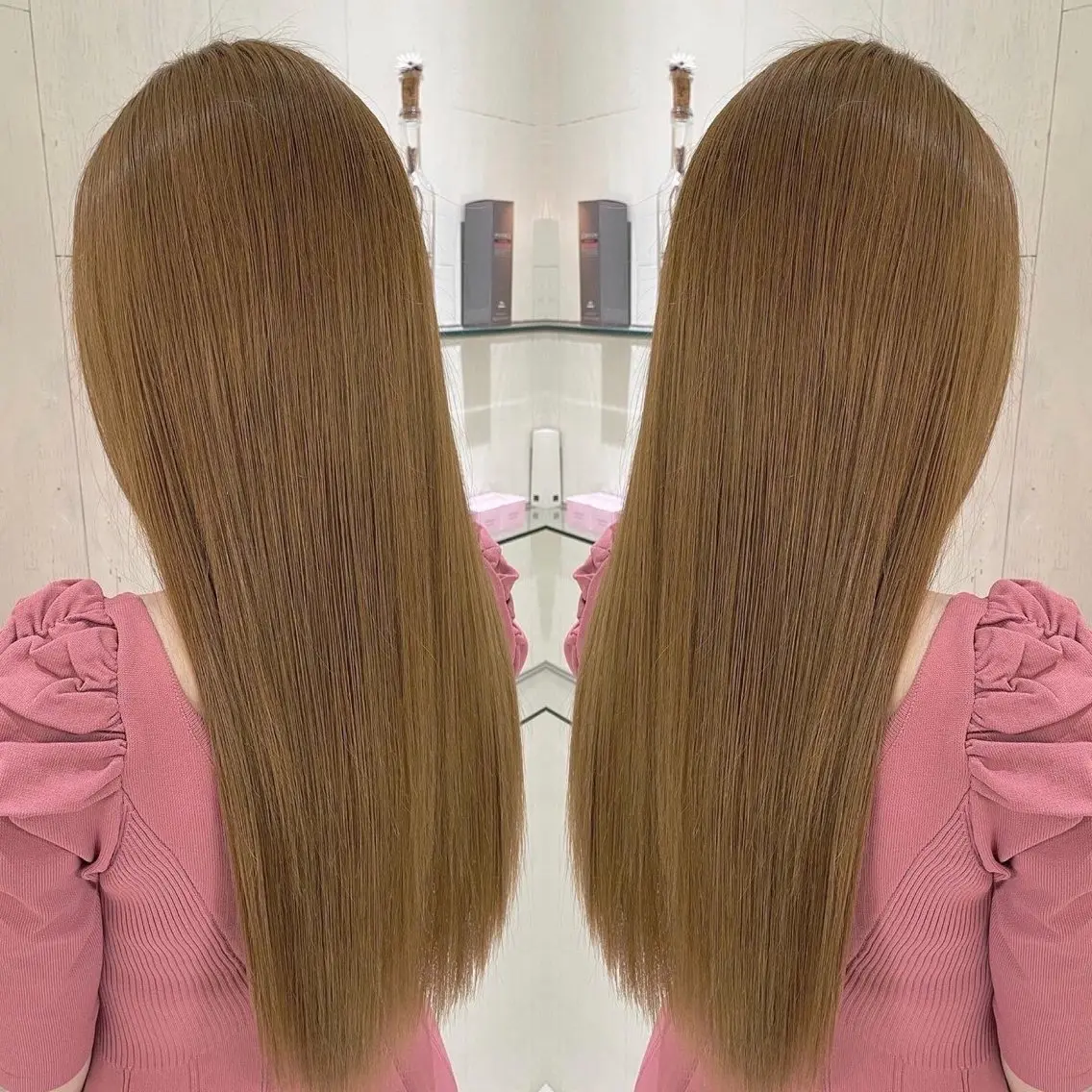 ロング カラー アッシュ 外国人風カラー レイヤーカット トリートメント カット ヘアカラー トリートメント 河合秀明/ショート /ボブ/レイヤーのヘアスタイル