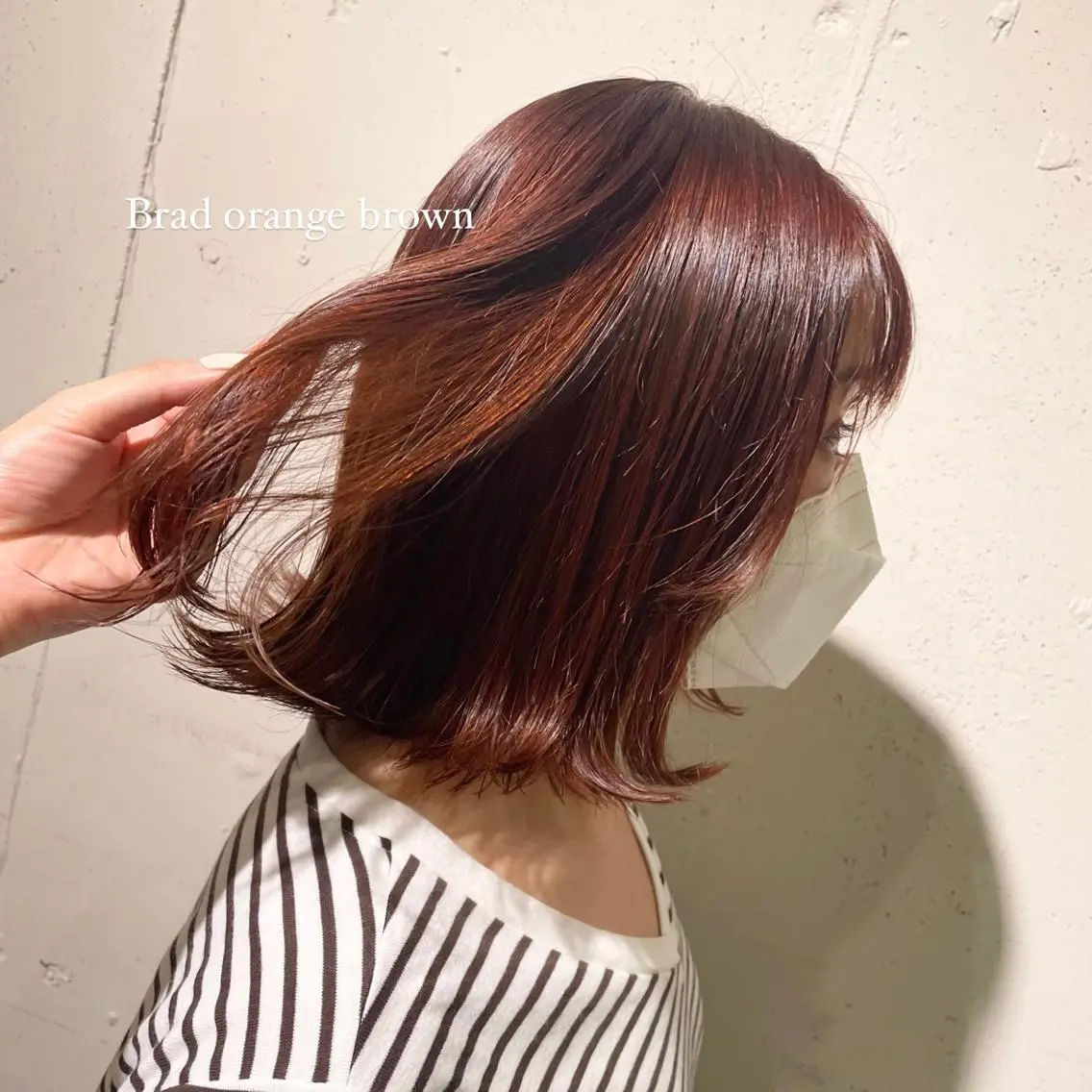 ミディアム 山岸 朱里のヘアスタイル