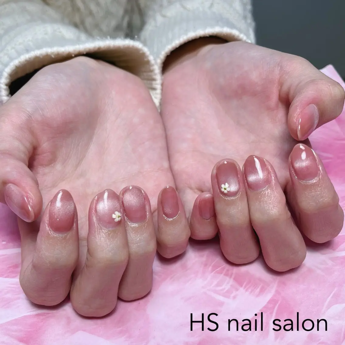 ショート ハンドネイル hs nail salonのネイルデザイン