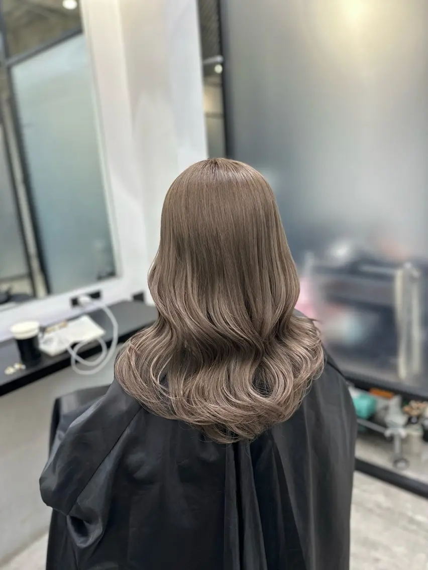 ロング カラー 韓国ヘア🇰🇷🎀 みきのヘアスタイル