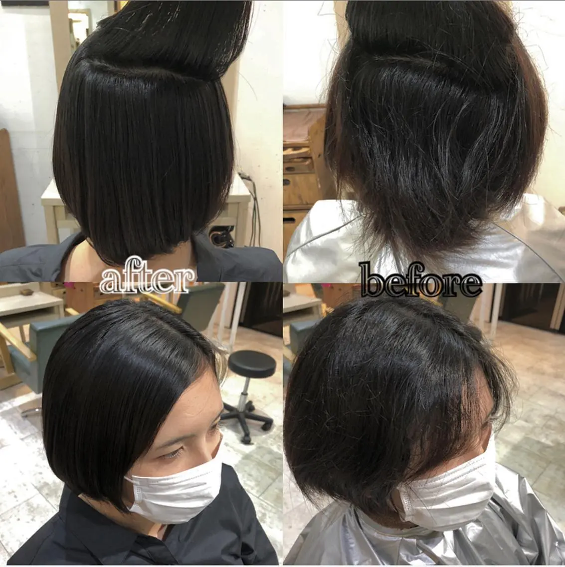 ショート 暖色カラー🍊 せきゆうかのヘアスタイル