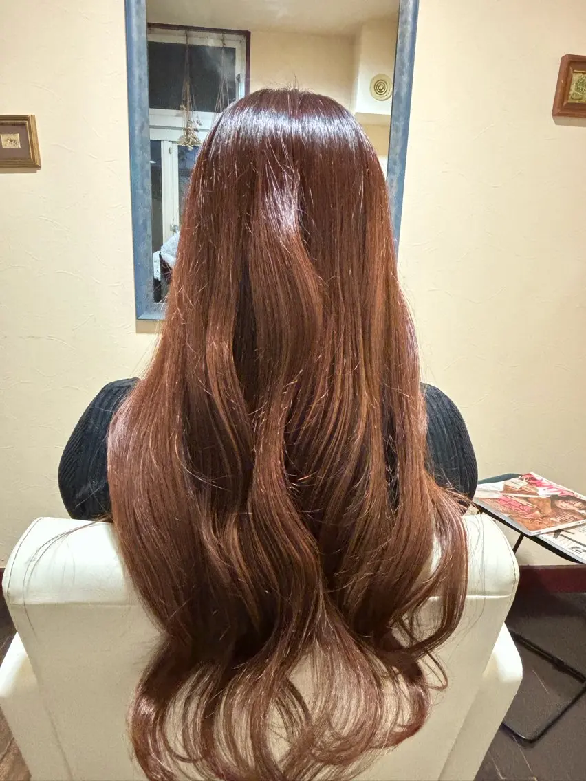 カラー ピンクカラー アカリ😸🫶 カラーリスト🧡のヘアスタイル