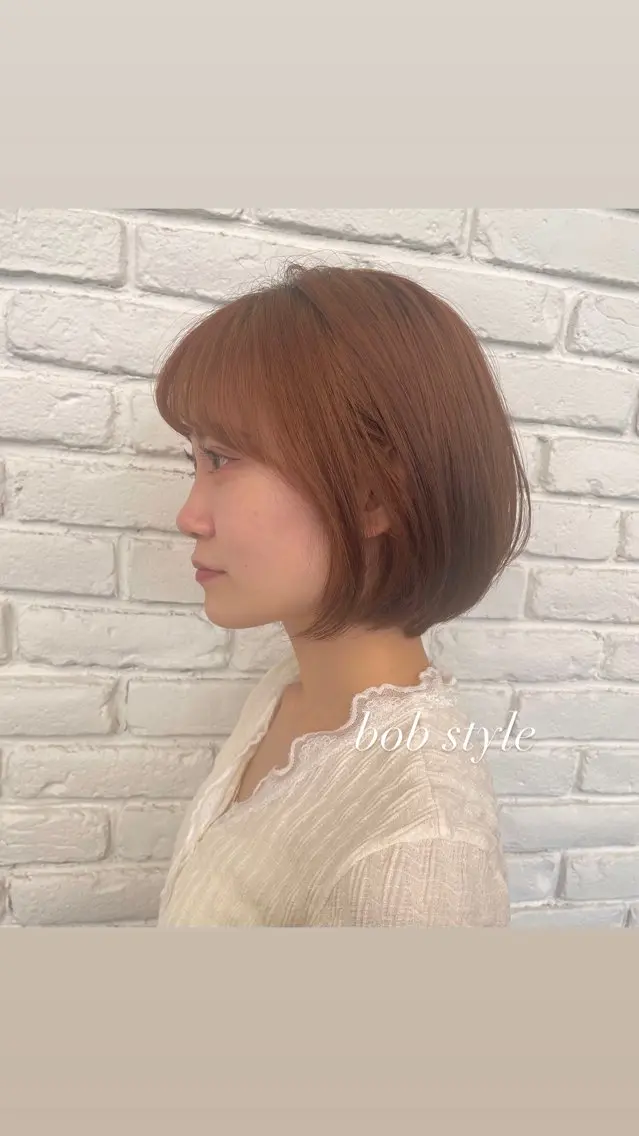 ショート ボブ 似合わせカット ♡レイヤーボブ パーマ/うらら♡のヘアスタイル
