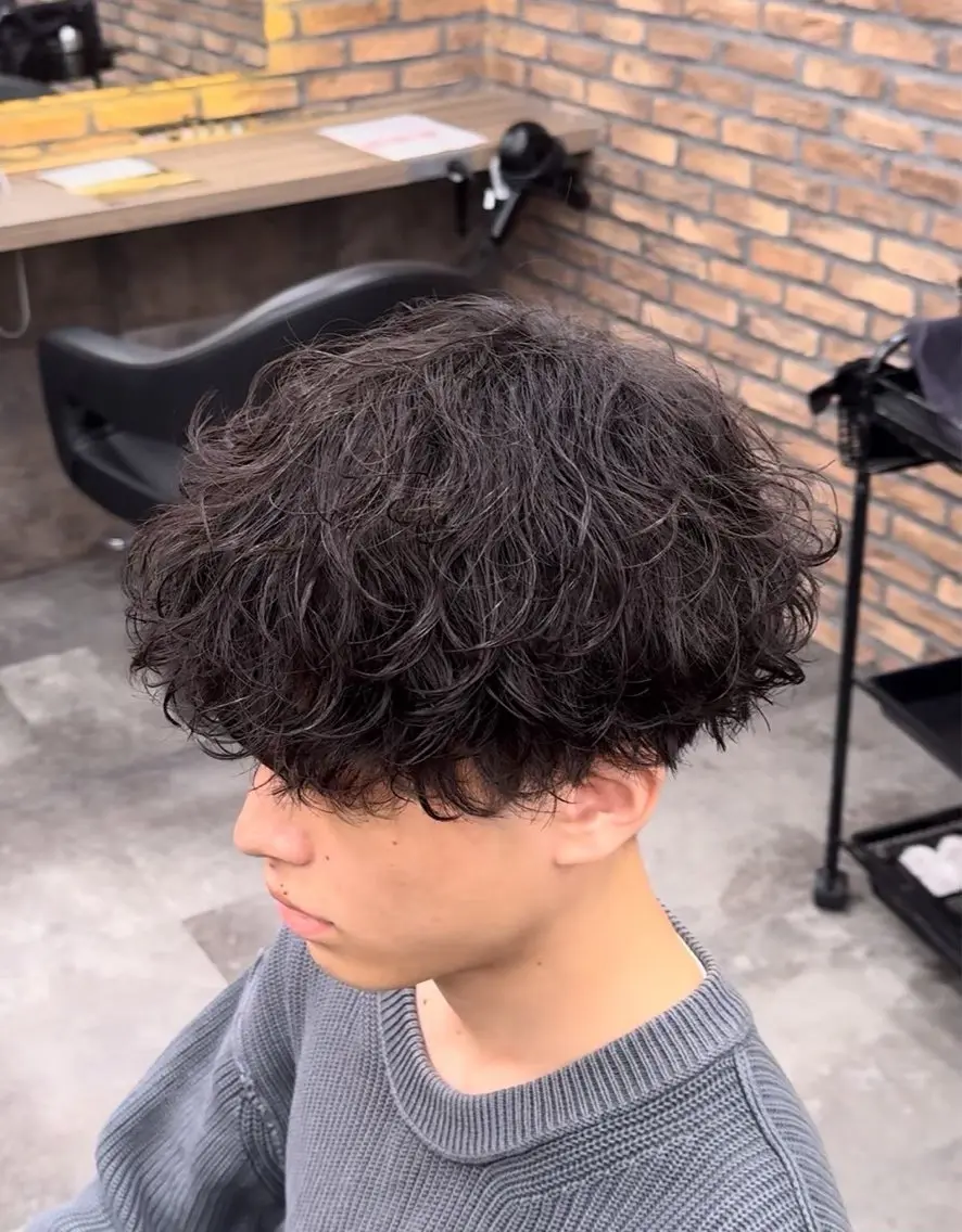 【🔥ミニモSALE限定メニュー🔥】⚡️どんな髪型でもお任せ🔥メンズカット➕パーマの写真
