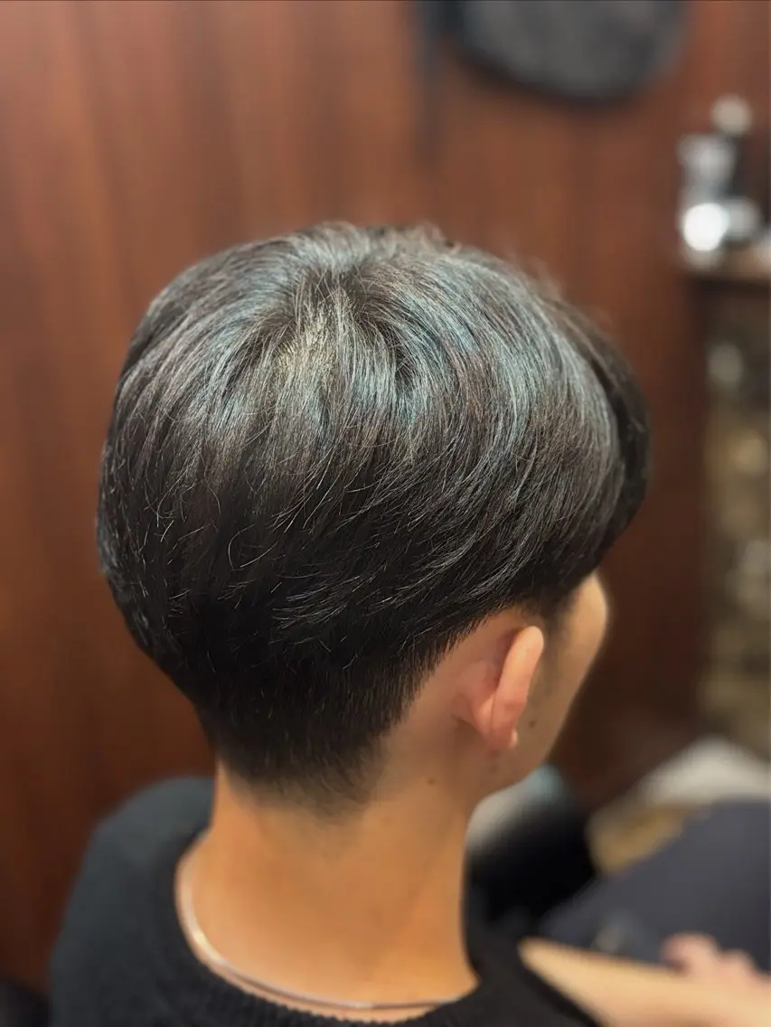 ミディアム メンズ ツーブロック 刈り上げ 松橋 海渡のヘアスタイル