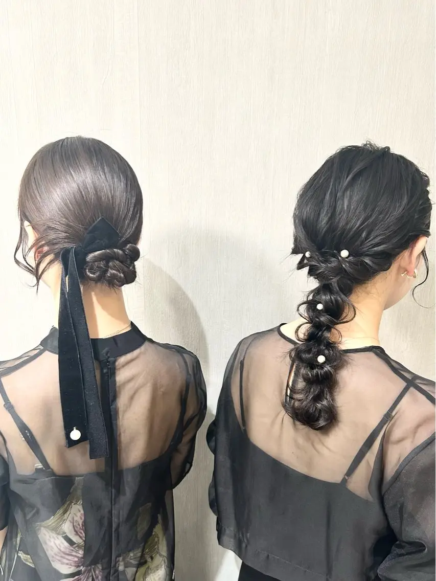 ロング ヘアアレンジ ヘアセット ヘアセット専門店 Rのヘアスタイル