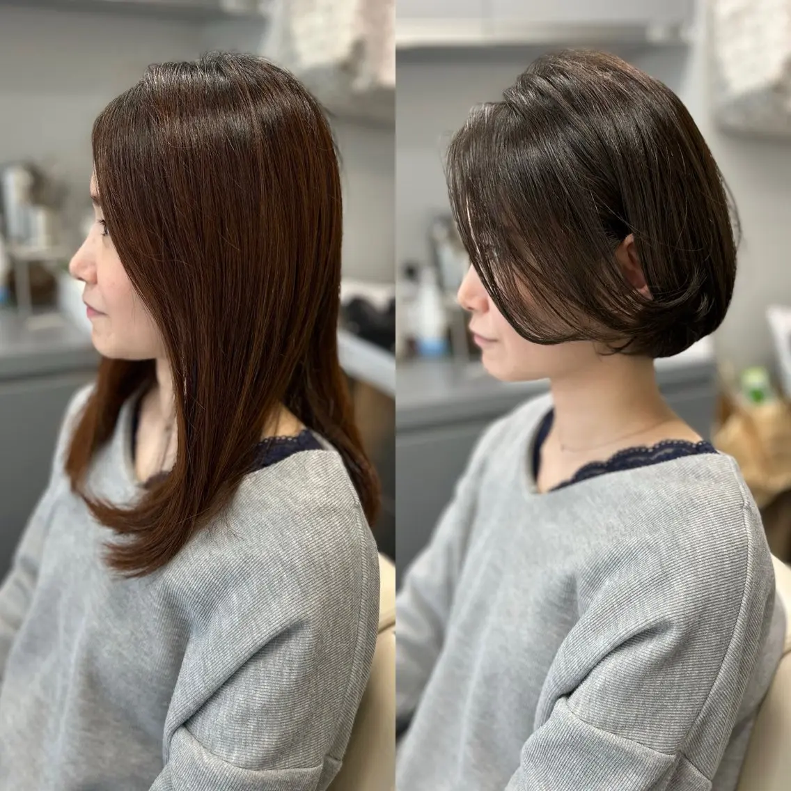 ショート カラー ボブ 小顔カット カット ヘアカラー トリートメント ヘッドスパ 小林 佳祐のヘアスタイル