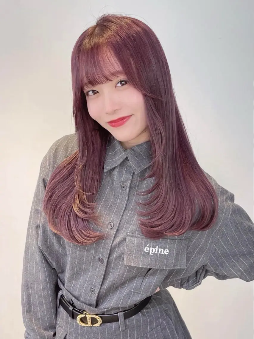ロング リーフ あんなのヘアスタイル