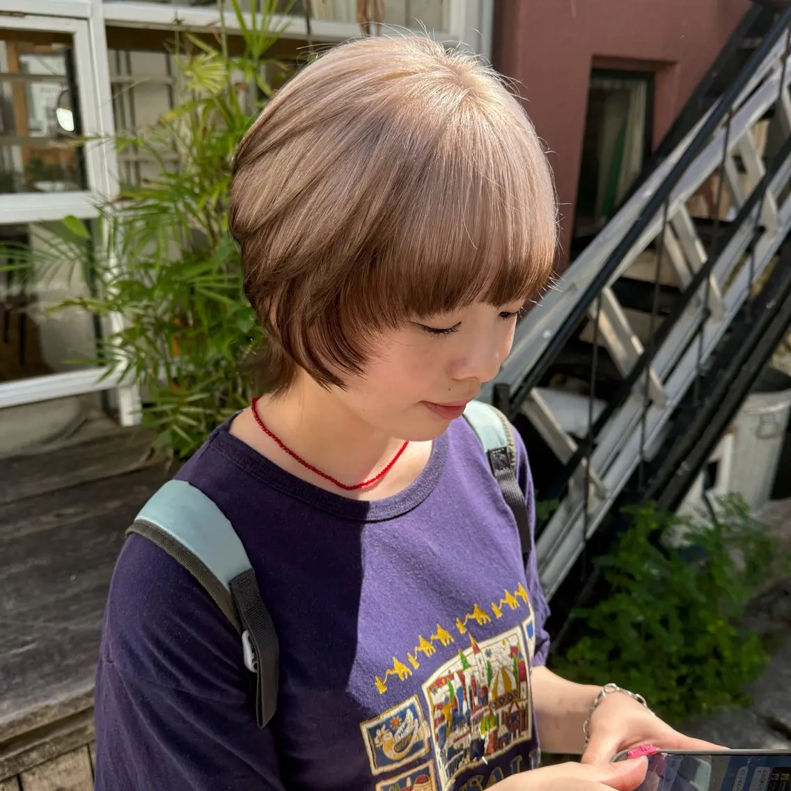ショート ショートヘア ウルフカット ヘアカラー トリートメント 【副店長】DAYS 2nd 久木山湧也のヘアスタイル