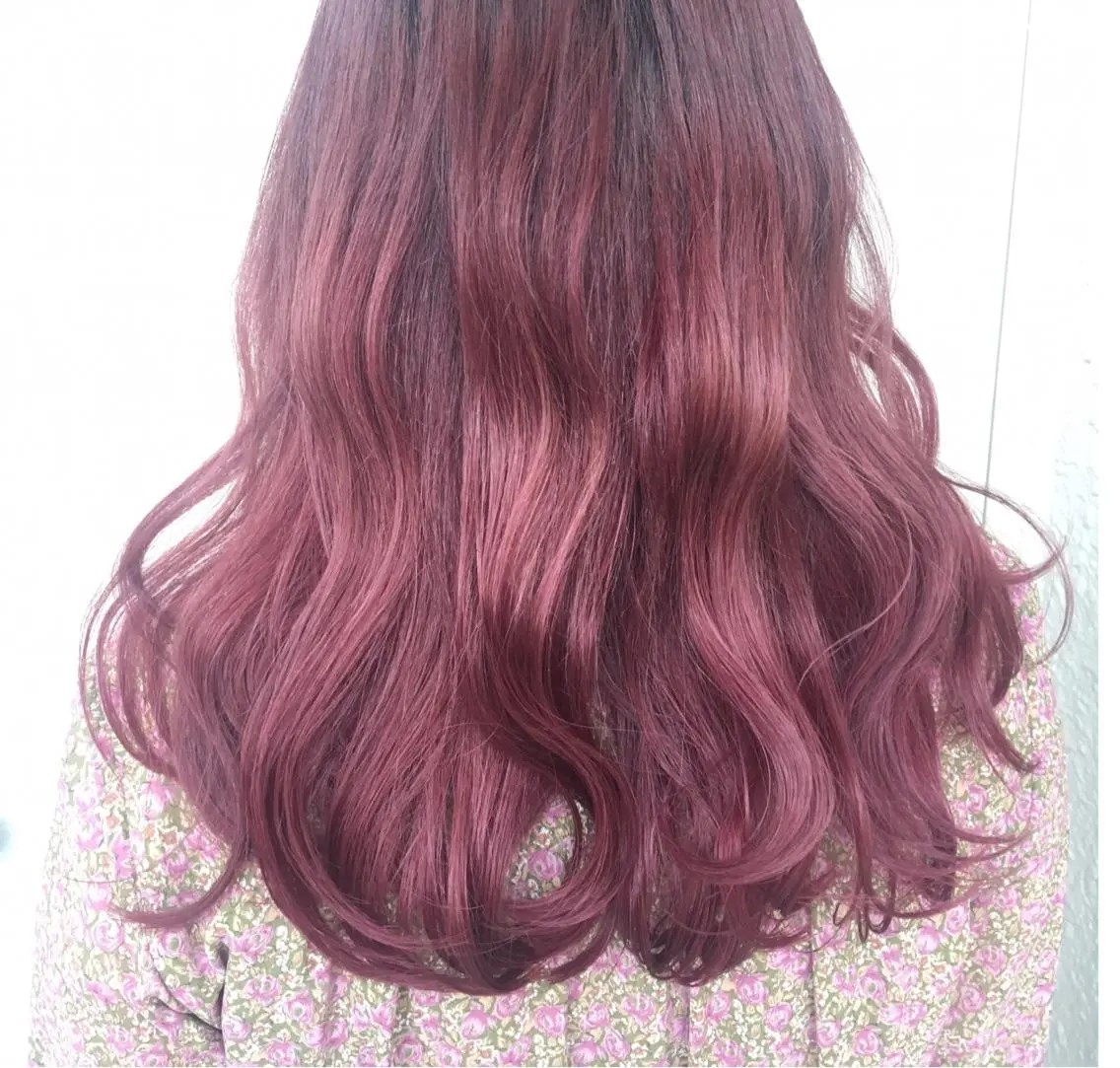 セミロング カラー 前濱 ノゾミのヘアスタイル