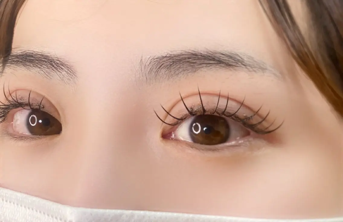 束感まつ毛🌙フラットラッシュ120本（オフ無料※LEDのオフ×）の写真