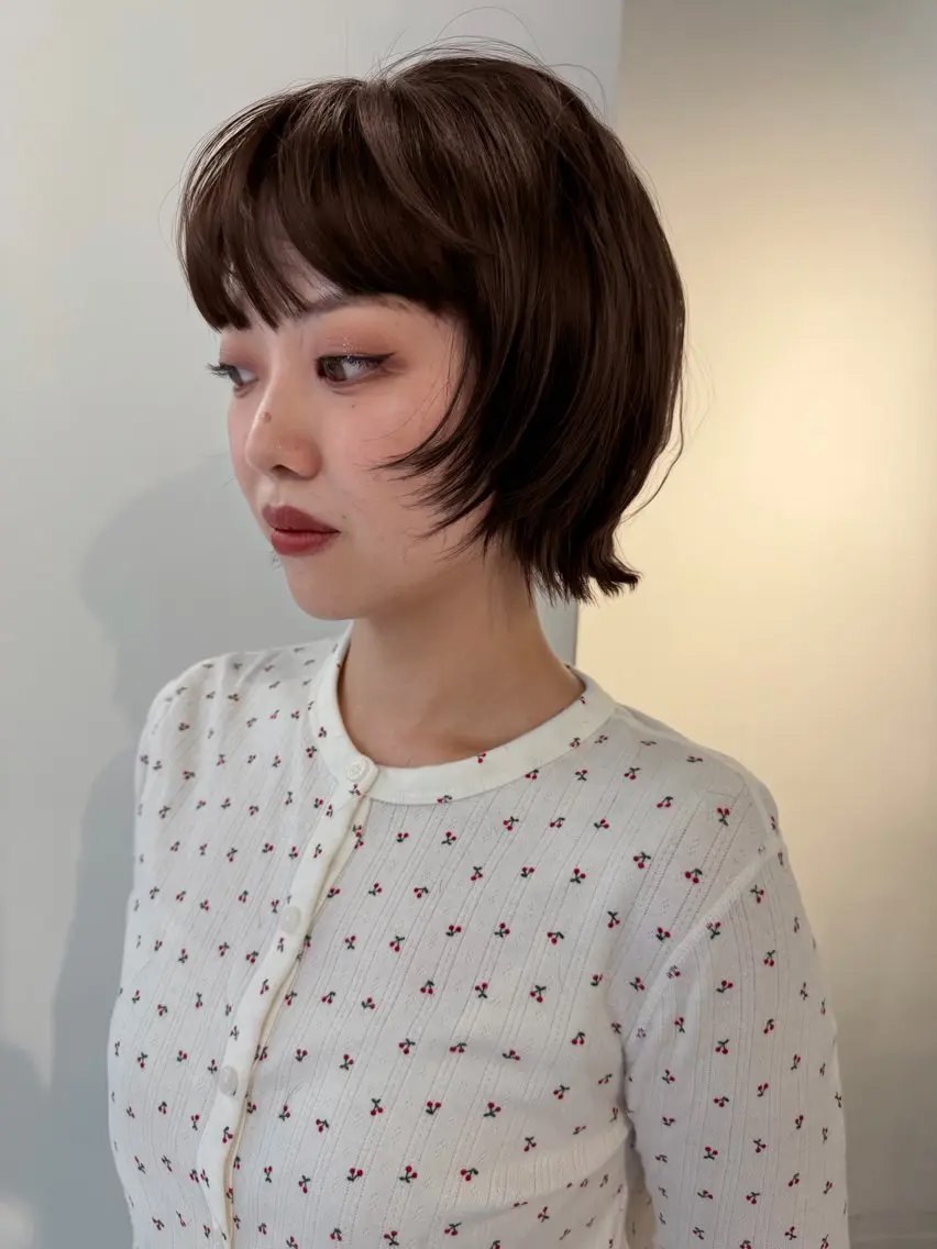 ショート カラー ベージュカラー ブリーチ ケアブリーチ デザインカラー ダブルカラー カット ヘアカラー TATSUブリーチ/ ミルクティーベージュのヘアスタイル