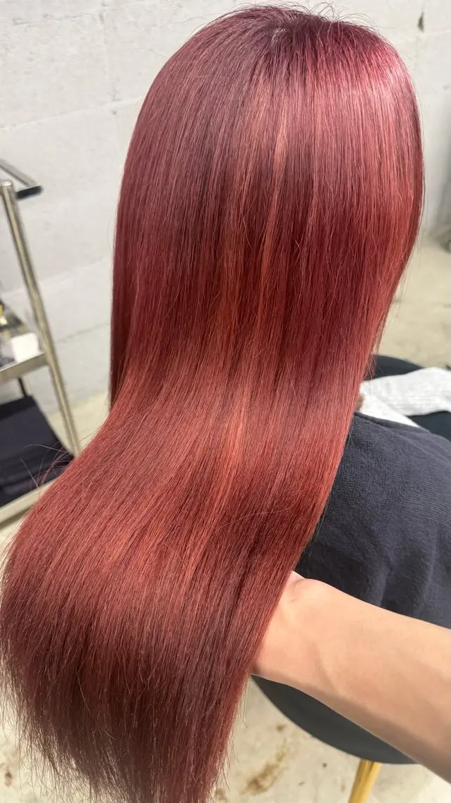 【ハイトーンでも艶と最高の手触り】🌈ブリーチカラー + BASIC INBORN TREATMENT🌈の写真