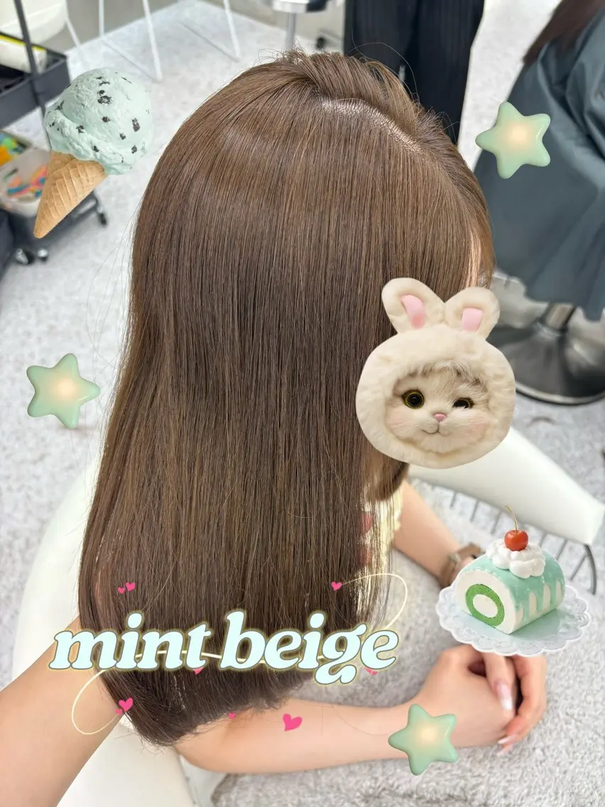 カラー カット ヘアカラー トリートメント ブリーチなしベージュ 🤎kotomiのヘアスタイル