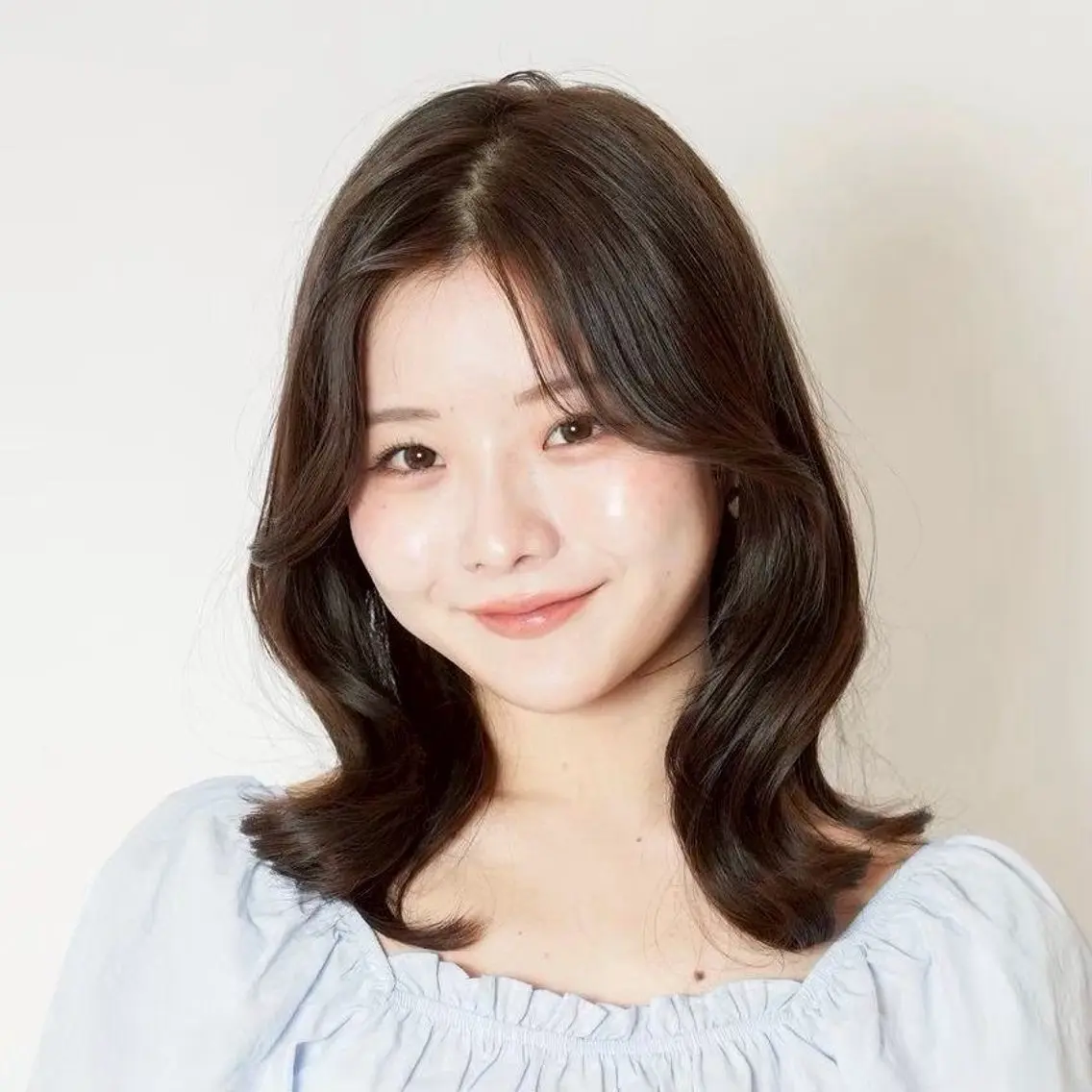 ミディアム カラー 🫧‪モデル募集 純菜🫧のヘアスタイル