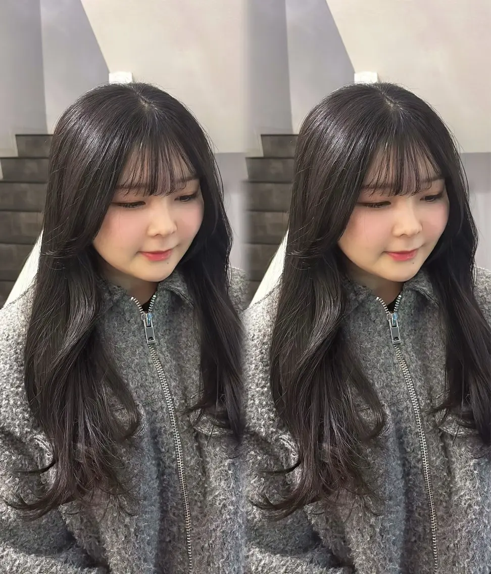 ロング ヘアカラー 杉本 奈々美のヘアスタイル