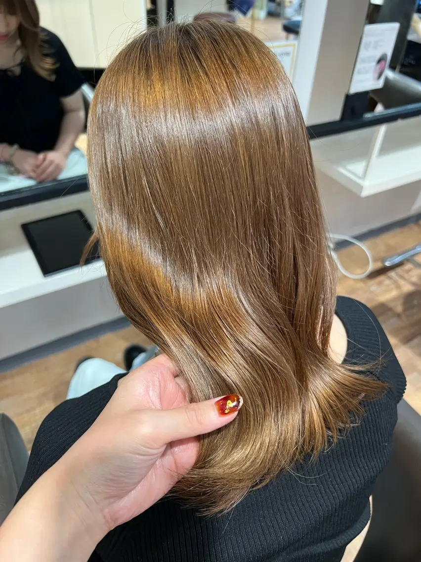 カラー ベージュカラー ヘアカラー インナーカラー♡ Nanakoのヘアスタイル