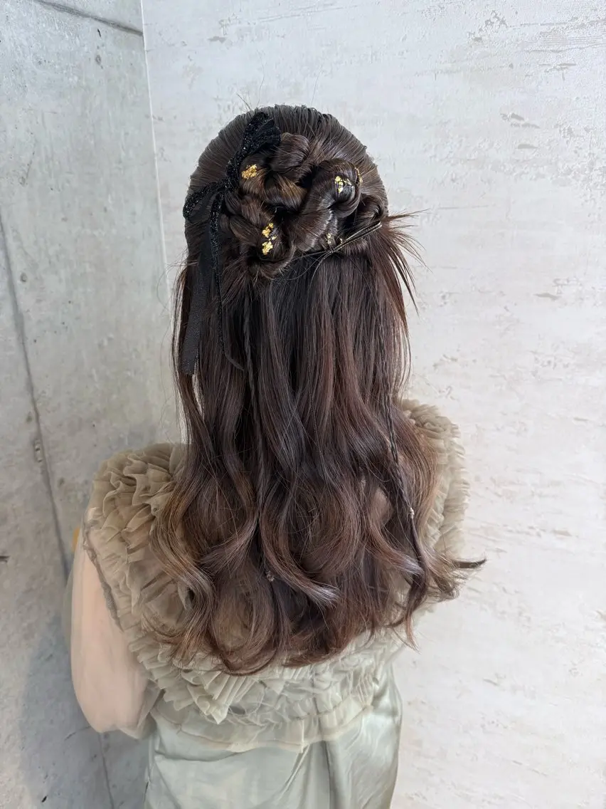 ヘアアレンジ はやしほのか| ヘアセット×カラーのヘアスタイル