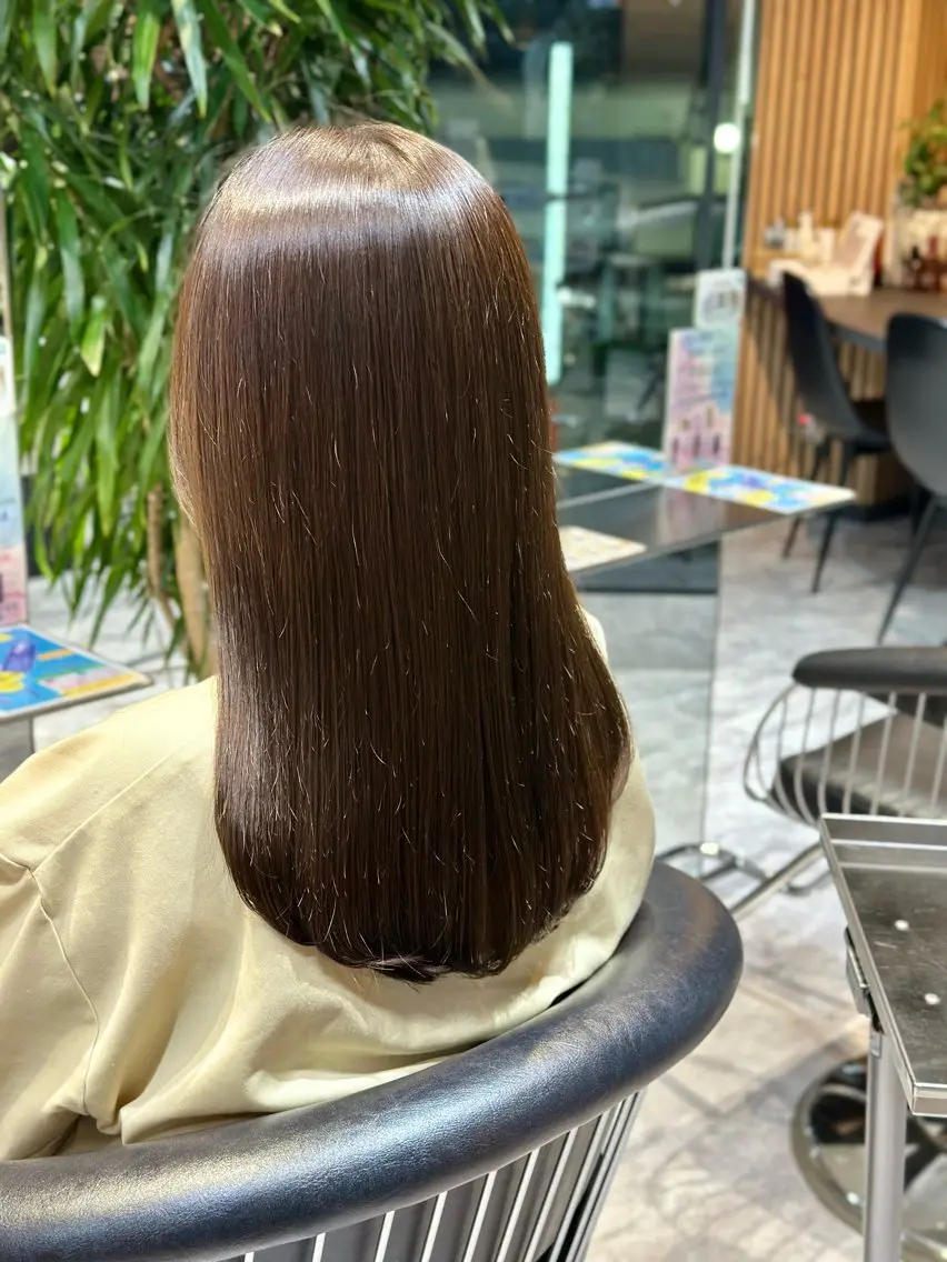 ロング 🎀透明カラー 🎀銀座/akaneのヘアスタイル