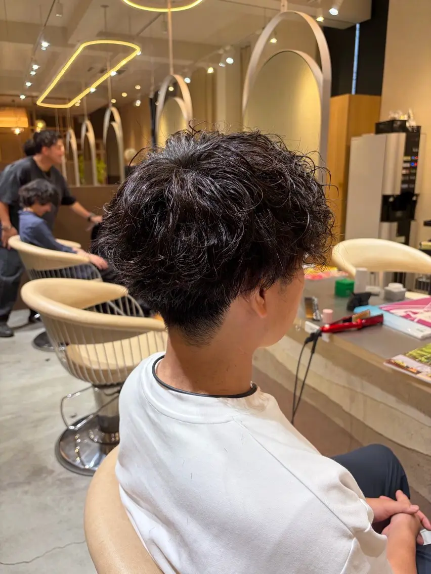 パーマ ツイストスパイラルパーマ スパイラルパーマ 赤羽根 周のヘアスタイル