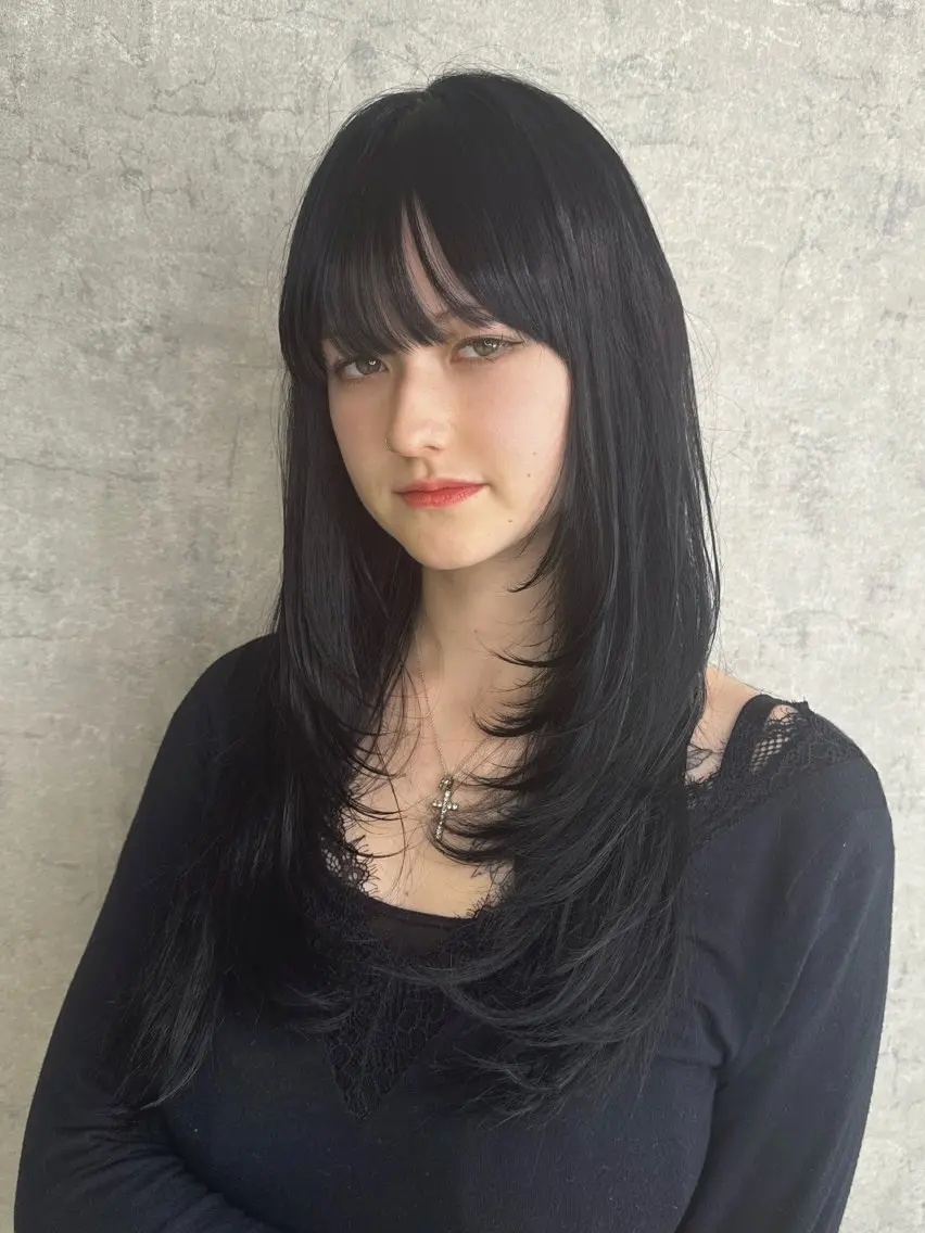 ロング トレンド韓国レイヤー 🇰🇷のんのヘアスタイル