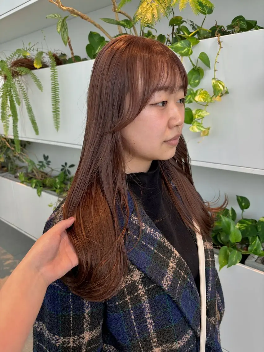 ロング カラー ブラウンカラー くさかみさき🌼暖色 /耳つぼ/オタク🌼のヘアスタイル