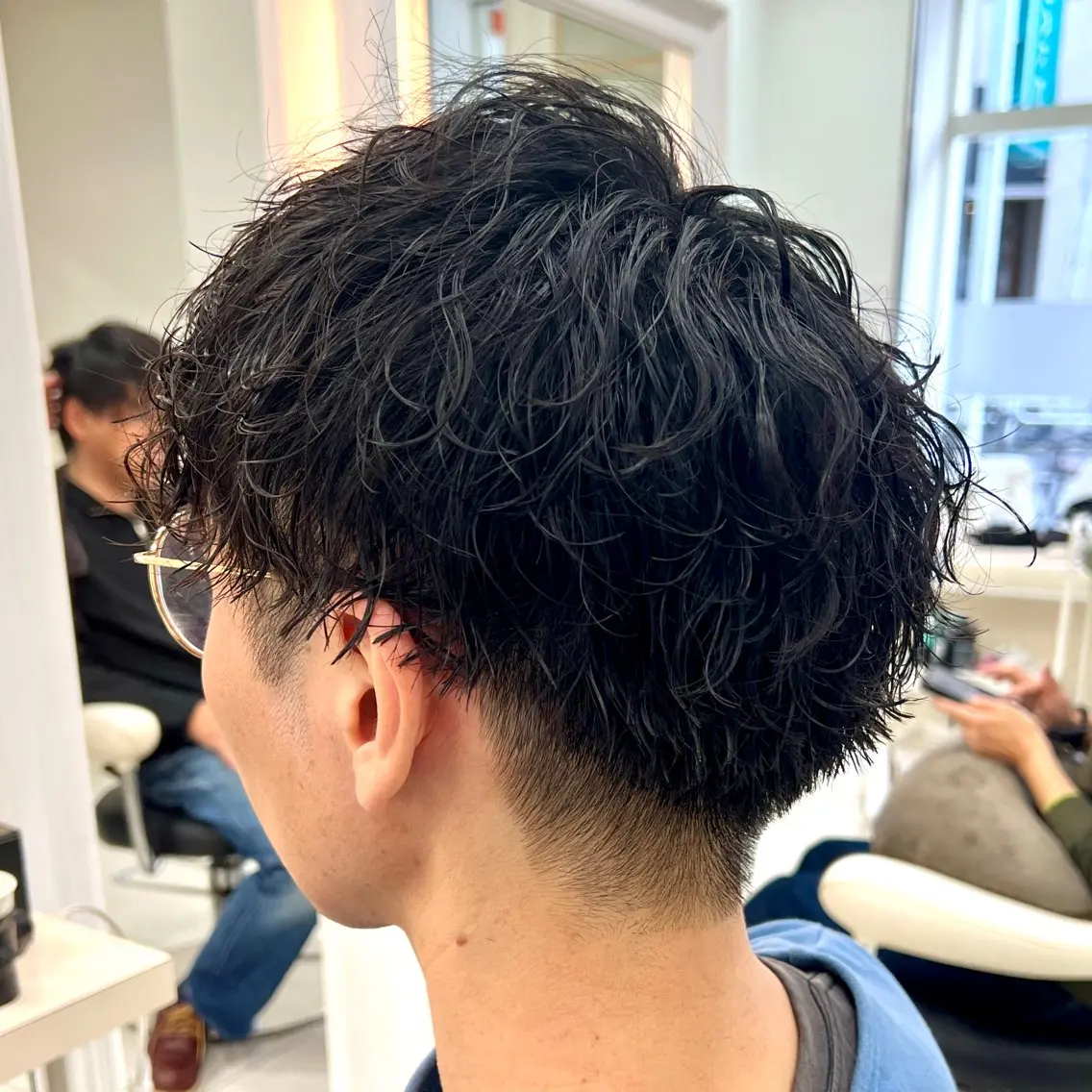 🔥 【朝ラク最強💥】メンズ似合わせカット+時短ニュアンスパーマ+クイックトリートメント✨の写真