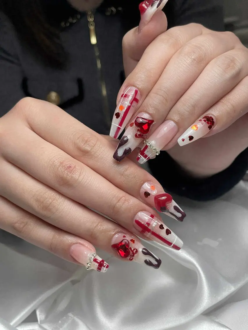 ネイル フラワーネイル ジェルネイル パラジェル スカルプネイル ネイルチップ ハンドネイル Rei _Nail 新宿のネイルデザイン