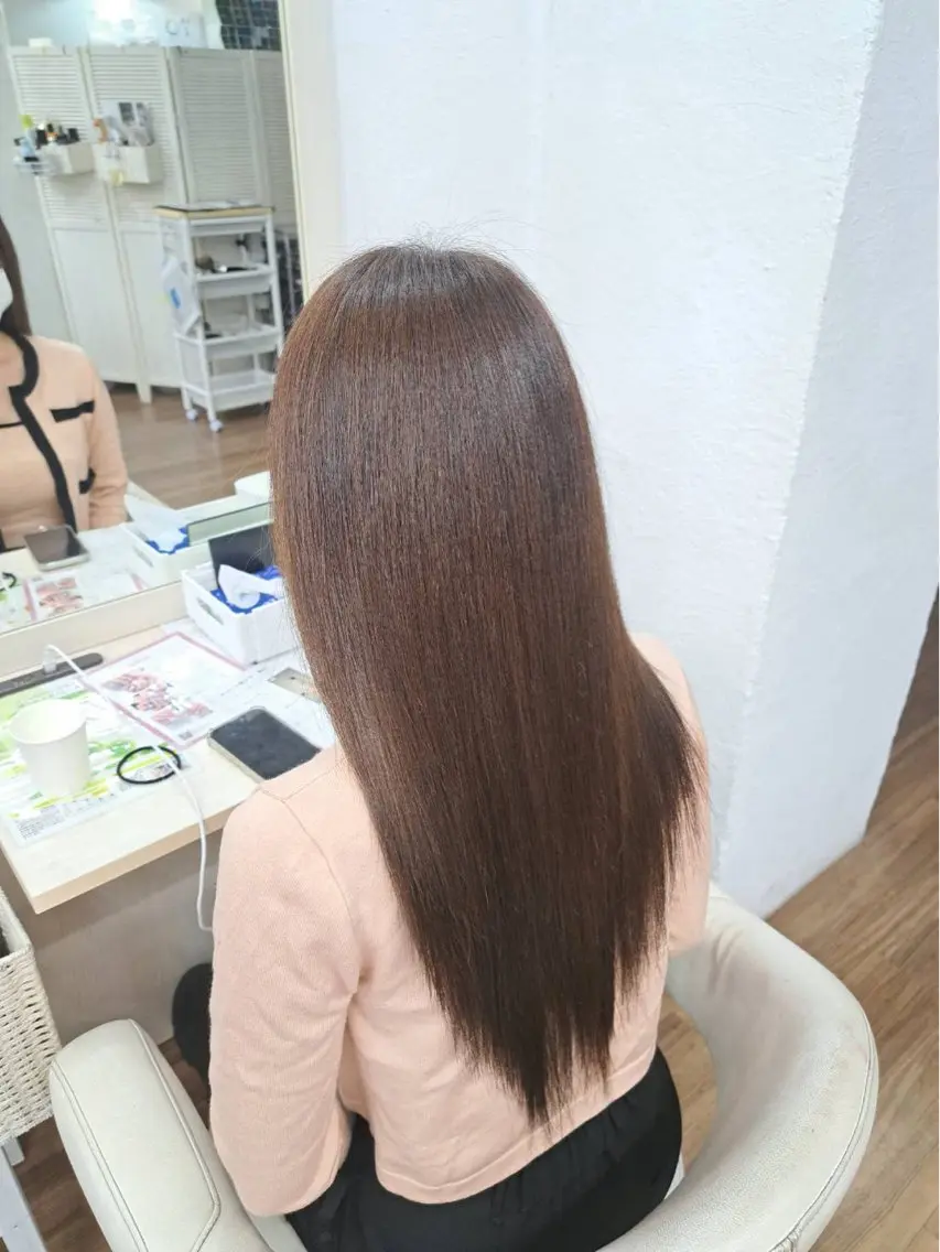ロング トリートメント トリートメント GLOSS 心斎橋 山上のヘアスタイル