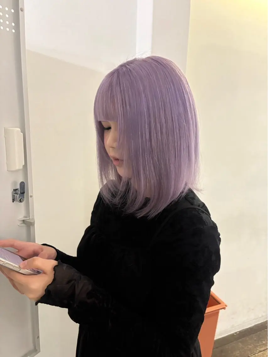 カット+ブリーチカラー 🎧ハイトーン、デザインcolorまで♡理想のcolorぜひご相談ください 🫧⟡の写真