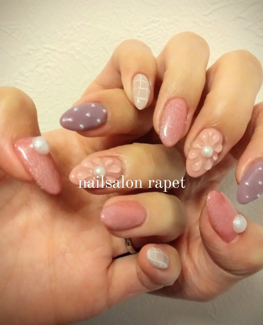 ネイル ハンドネイル nailsalon  rapetのネイルデザイン