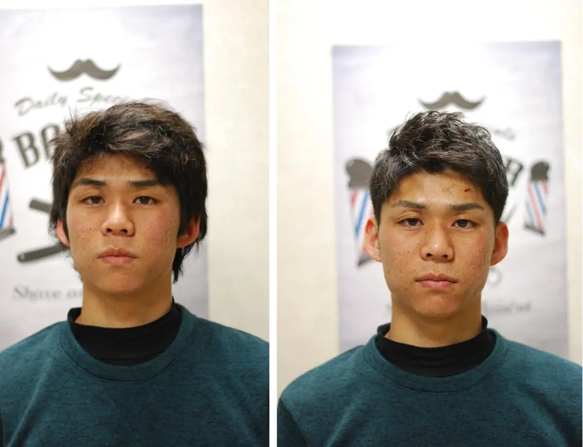 ショート メンズ 治部  友昭のヘアスタイル